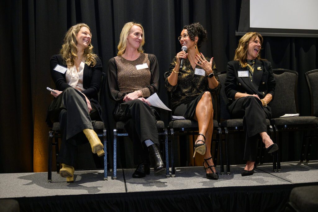 Mizzou Coaches wives talk during panel at Rally For Rhyan Pediatric Cancer Fundraiser